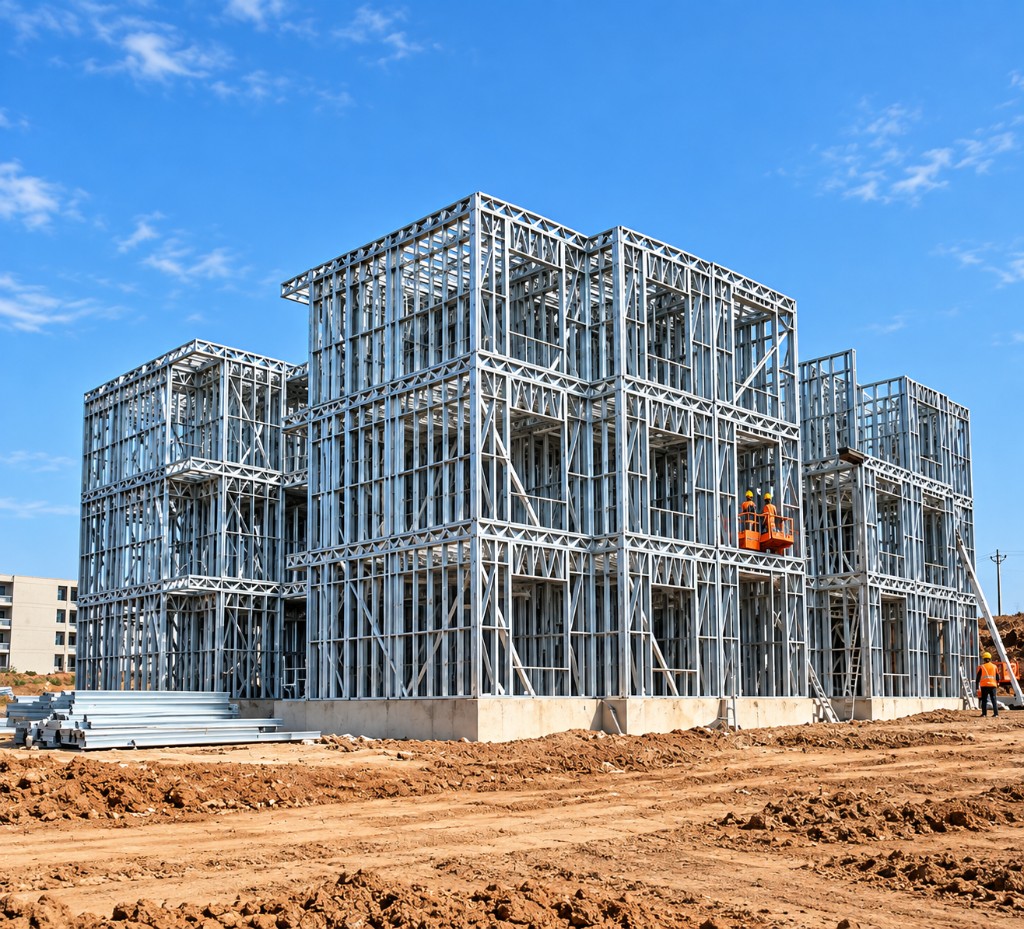 Pine Ridge apartment complex framing
